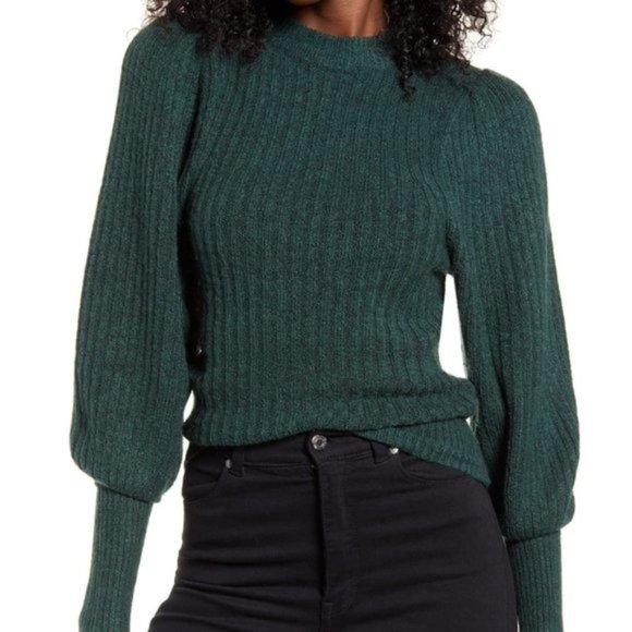 NWT Leith Puff Sleeve Sweater - Picture 2 of 4